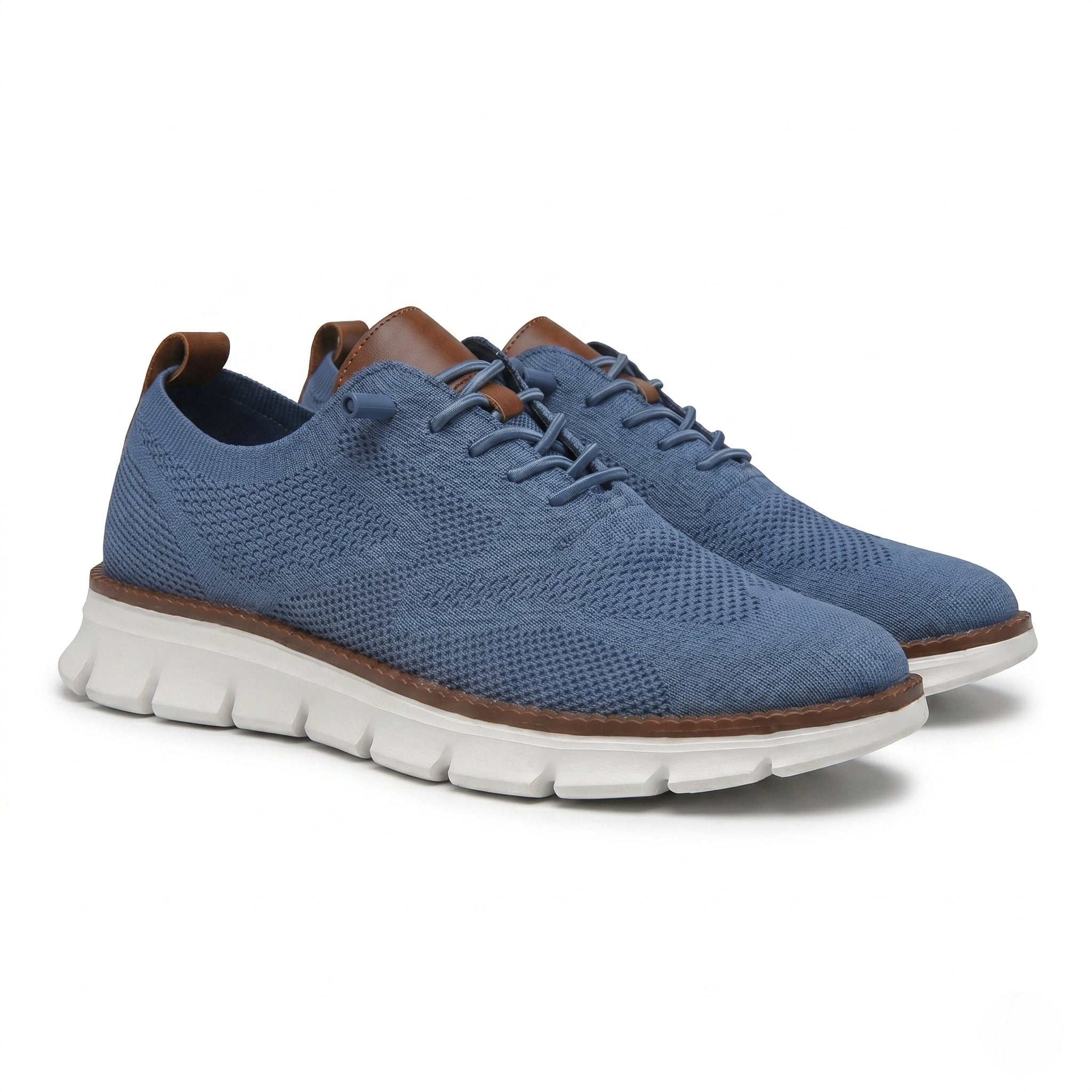Harry - Men's Breathable Mesh Sneakers - Shoes - Blue - Parker&Brooks