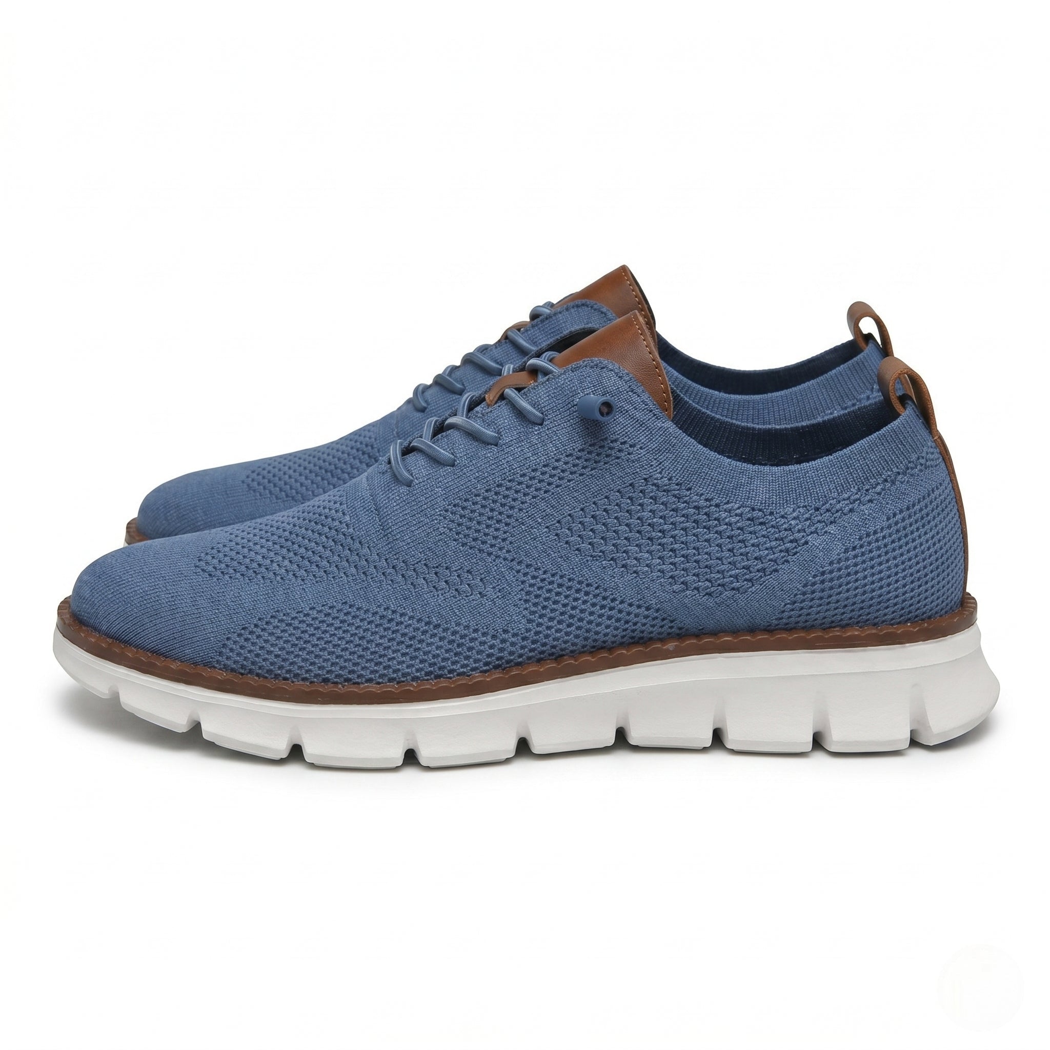 Harry - Men's Breathable Mesh Sneakers - Shoes - Blue - Parker&Brooks