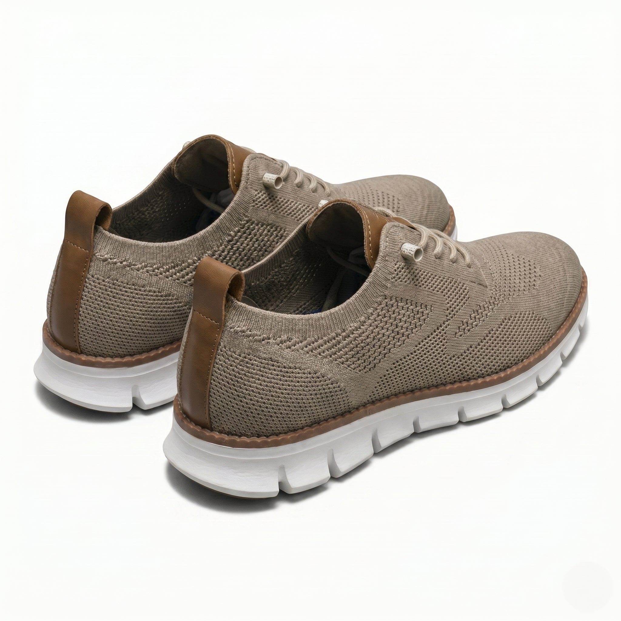 Harry - Men's Breathable Mesh Sneakers - Shoes - Brown - Parker&Brooks