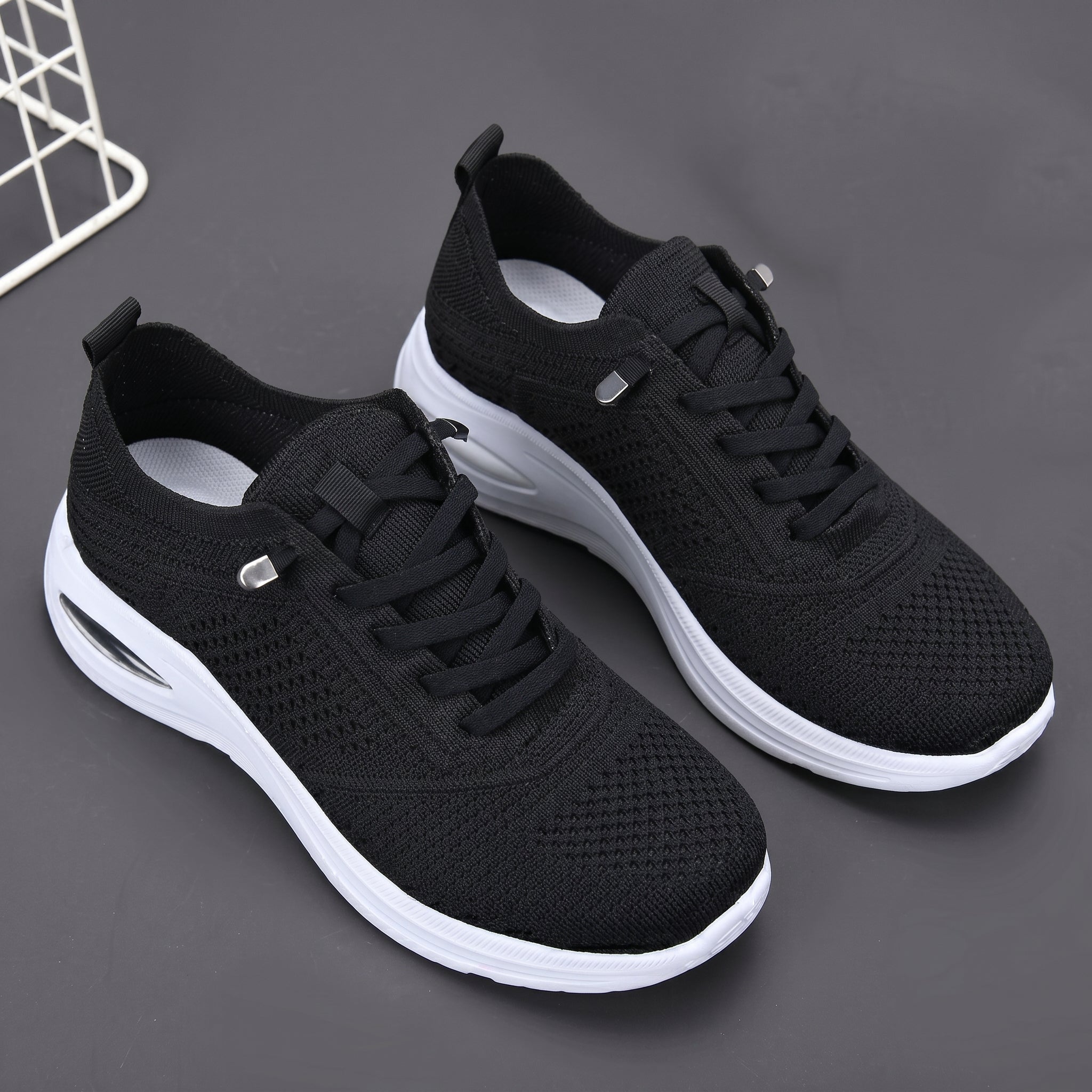 Helene - Women's Orthopedic Cushioned Sneaker - Orthopedic shoes - Black - Parker&Brooks