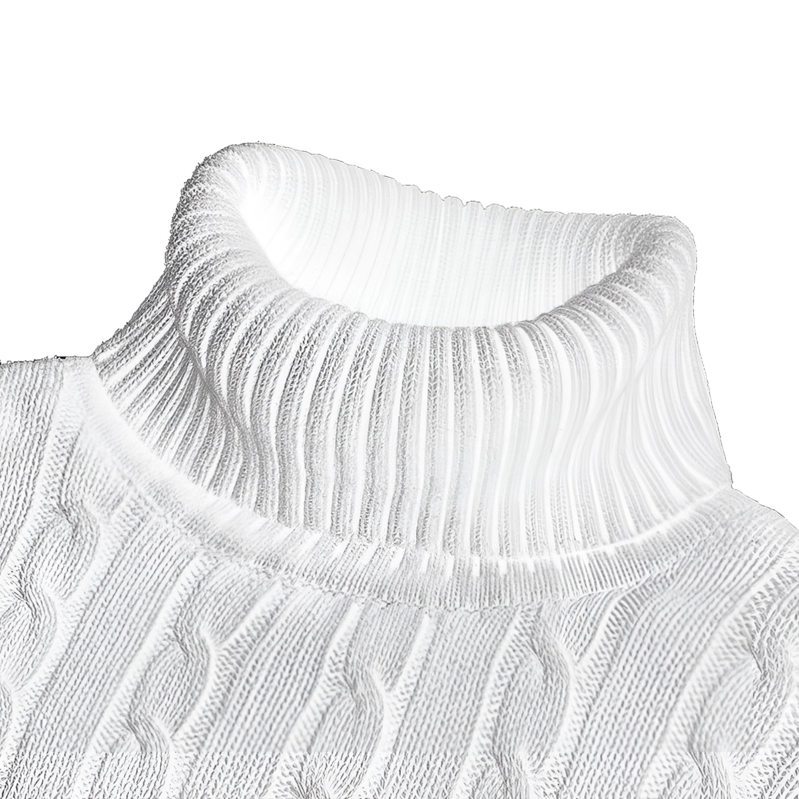 Henrik – Cable Knit Turtleneck Sweater made of Wool