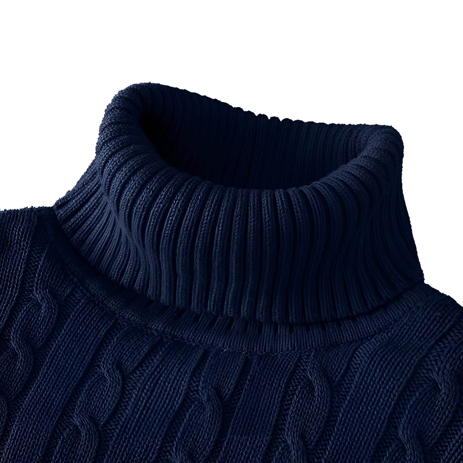 Henrik – Cable Knit Turtleneck Sweater made of Wool
