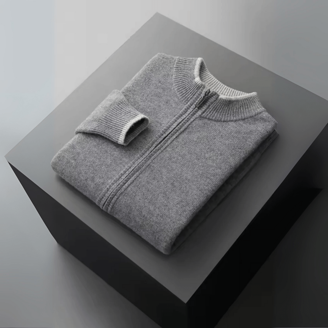 Henrik – Lounge Set with Zip Jacket and Stand-Up Collar