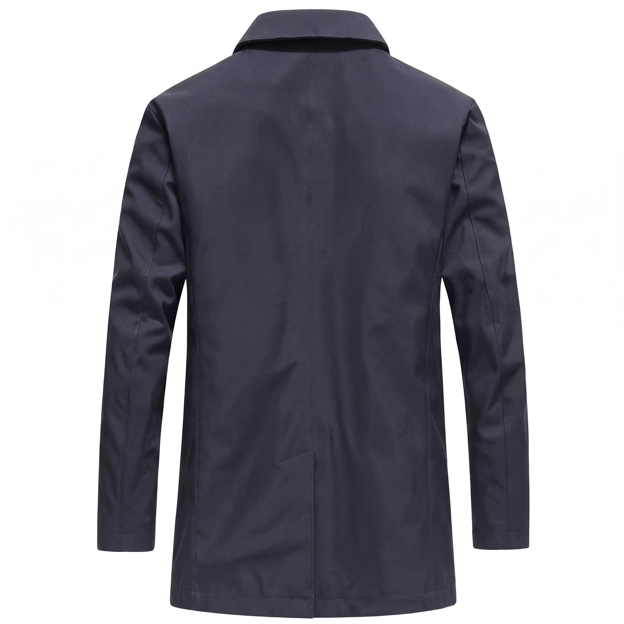 Hermann - Men's Transitional Jacket with Side Pockets - Jackets - Blue - Parker&Brooks