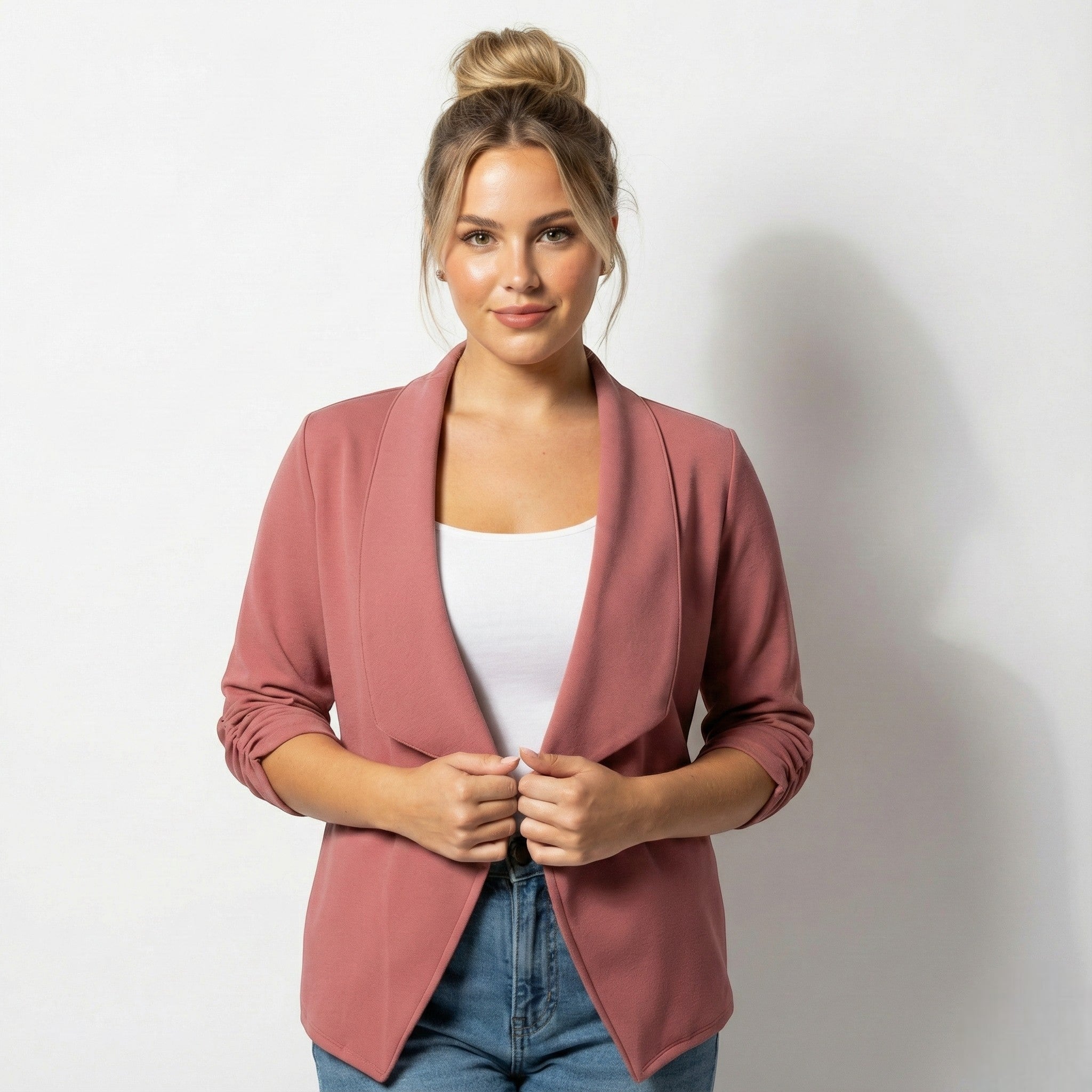 Holly - Women's 3 - Quarter Sleeve Blazer - Parker&Brooks