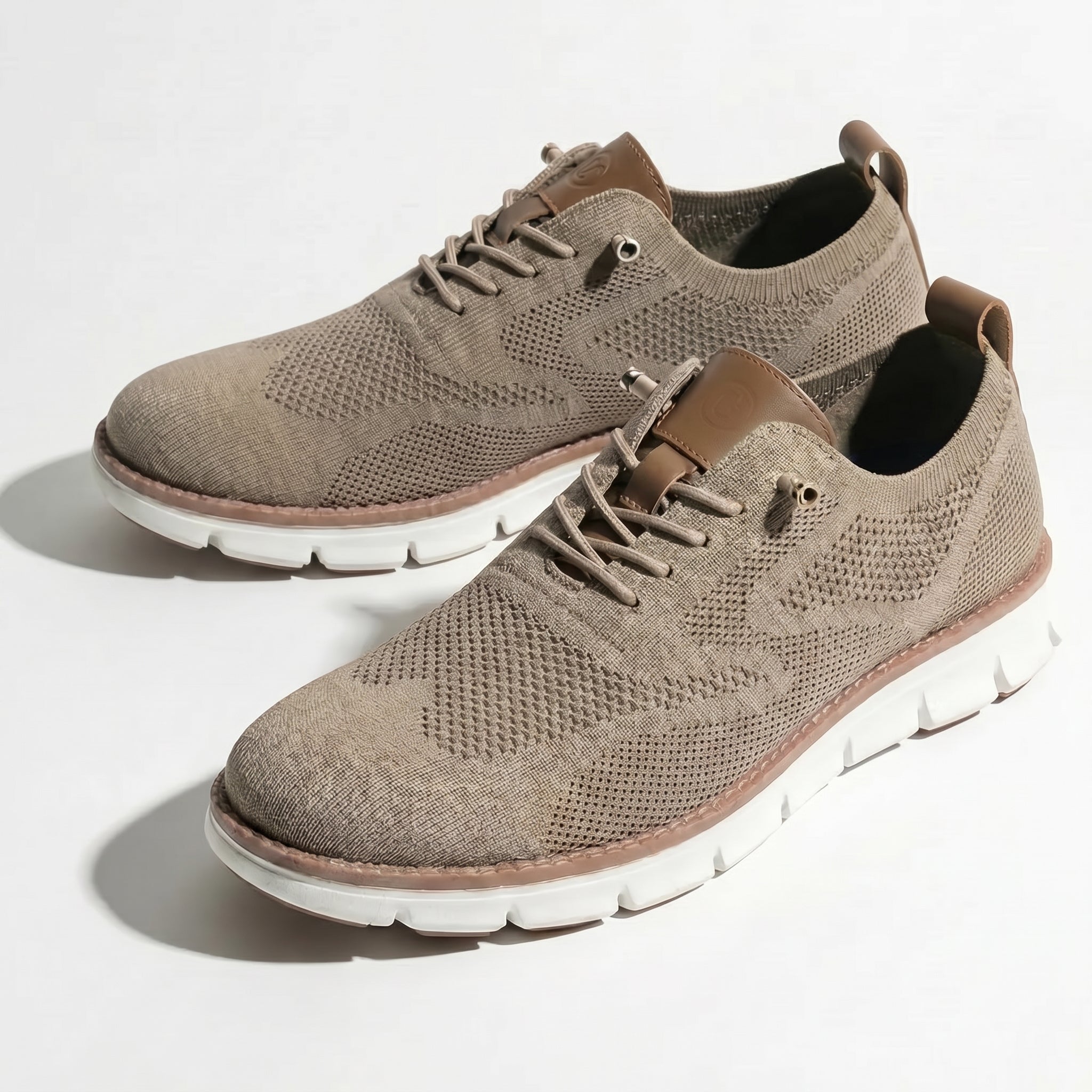Ian - Men's Orthopedic Low - Top Sneakers - Shoes - Brown - Parker&Brooks