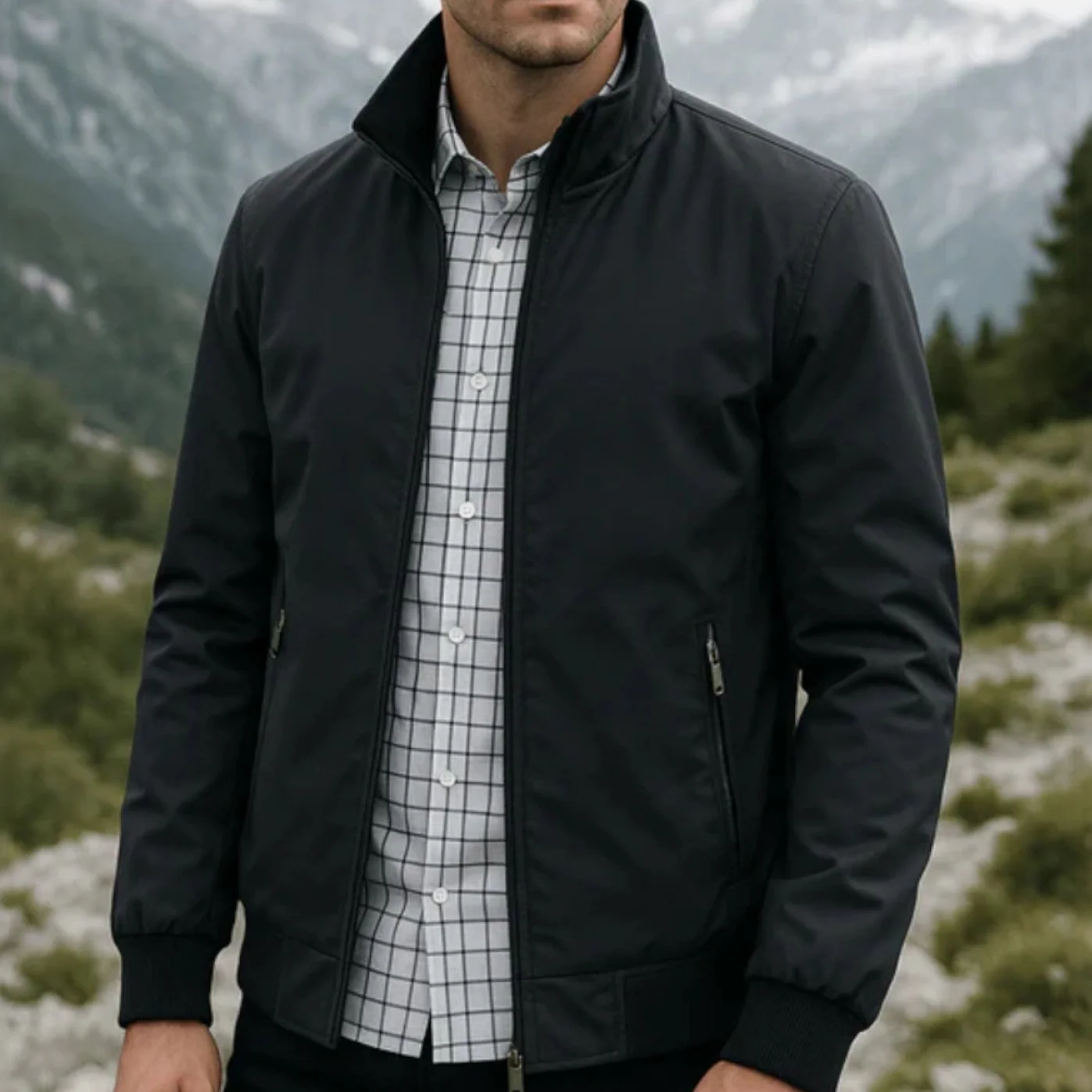 Adam – Lightweight Windproof Harrington Transition Jacket