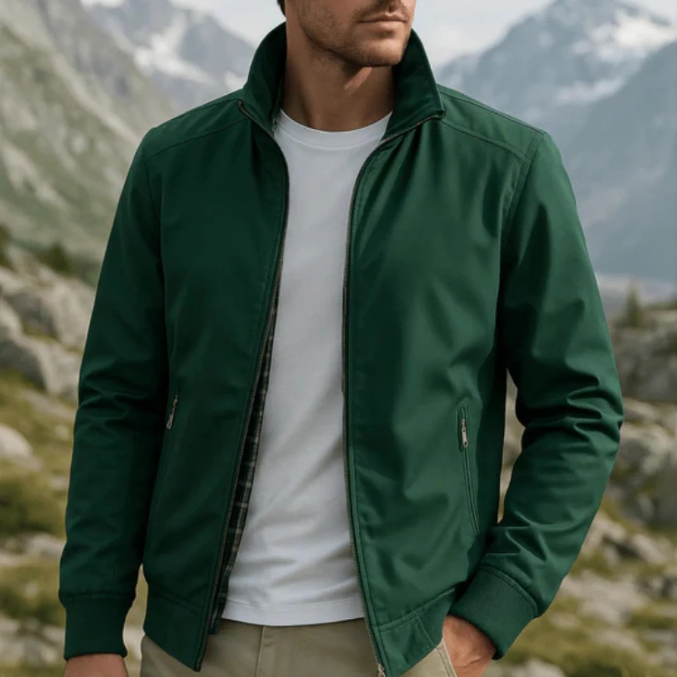 Adam – Lightweight Windproof Harrington Transition Jacket