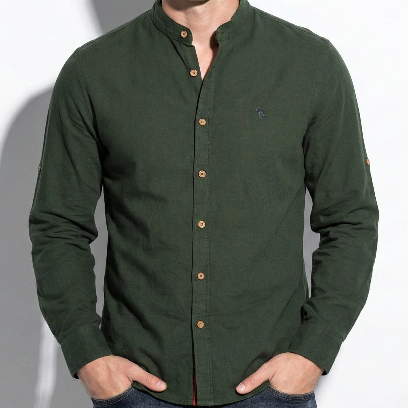 Christopher – Men’s Long Sleeve Shirt with Classic Collar