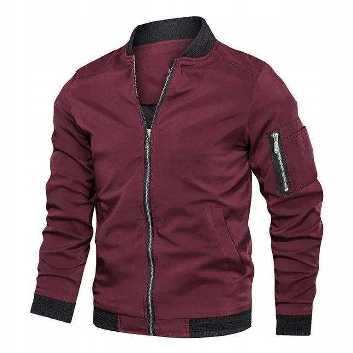 Ingmar - Stylish Bomber Jacket with Zipper