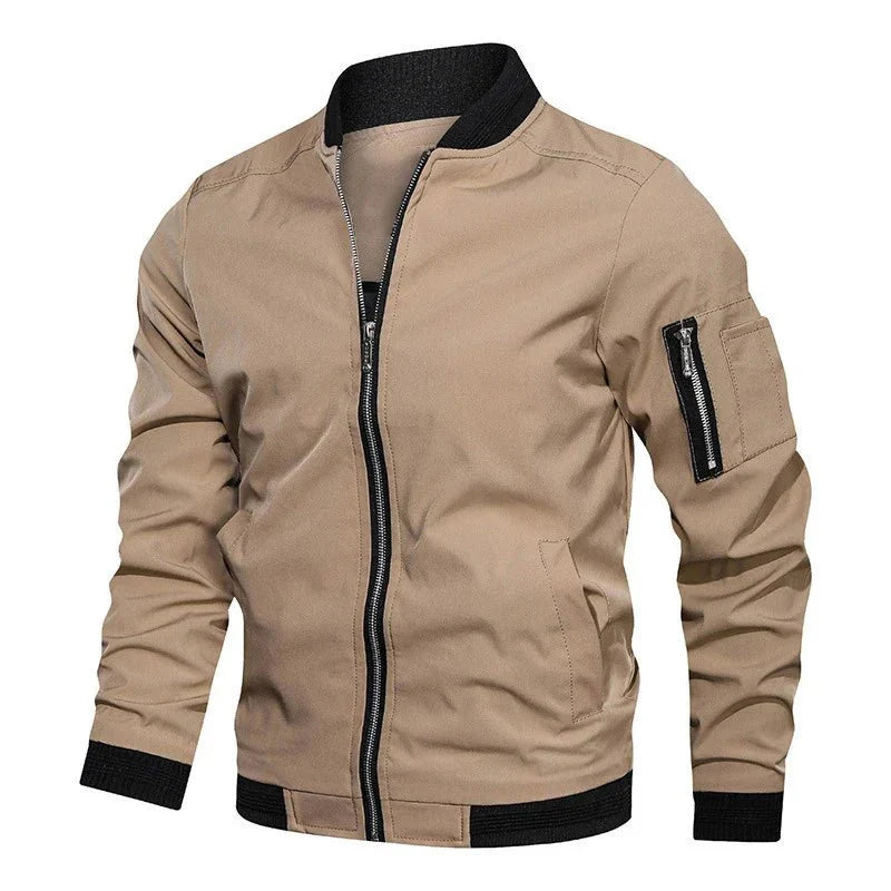 Ingmar - Stylish Bomber Jacket with Zipper