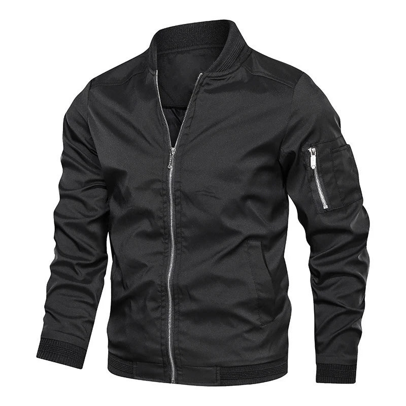 Ingmar - Stylish Bomber Jacket with Zipper