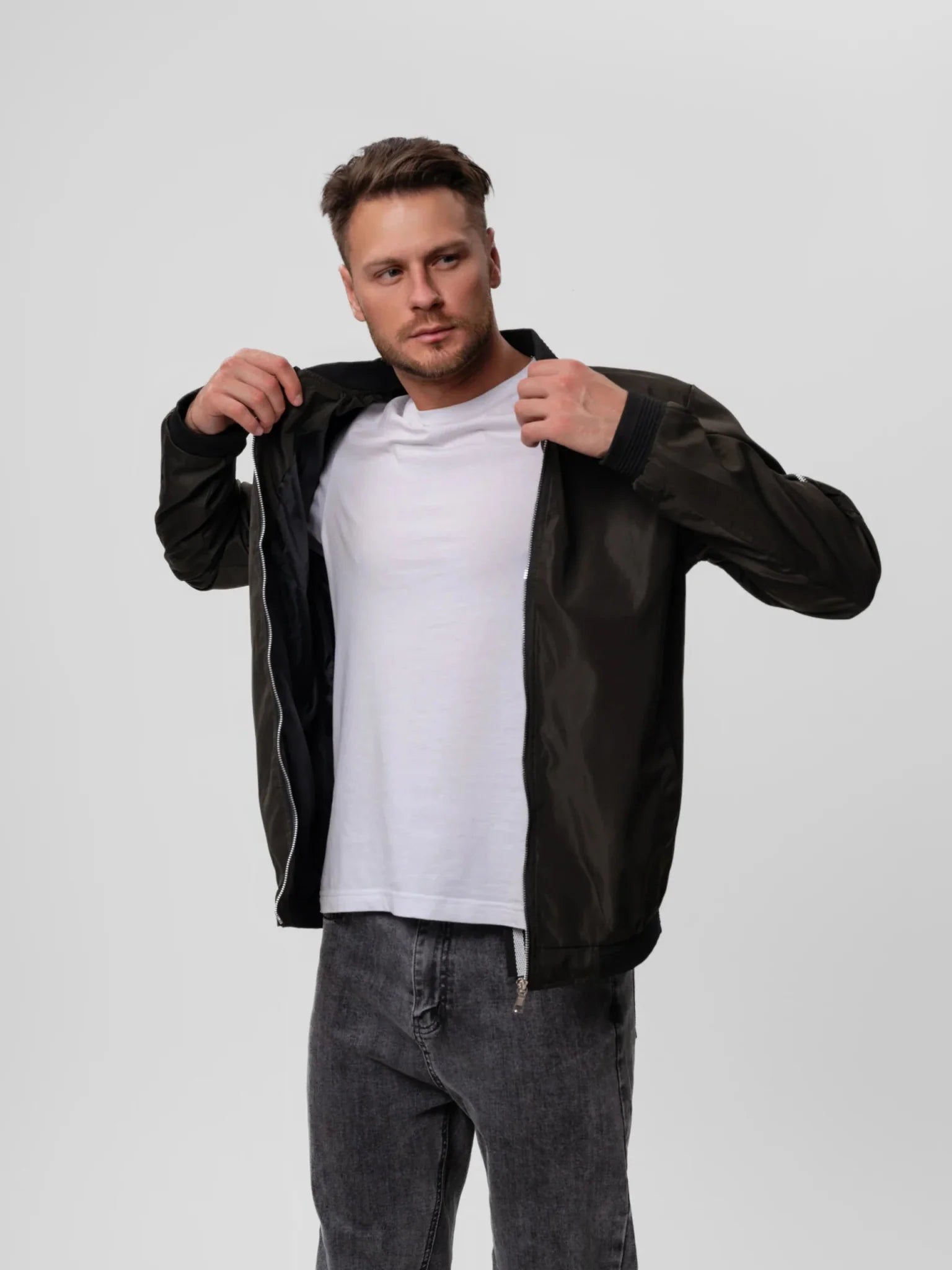 Ingmar - Stylish Bomber Jacket with Zipper