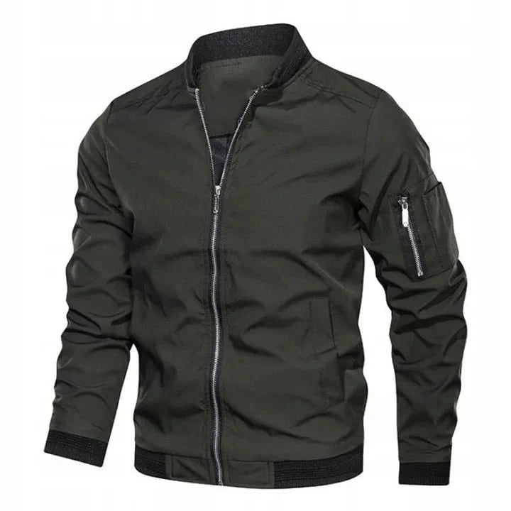 Ingmar - Stylish Bomber Jacket with Zipper