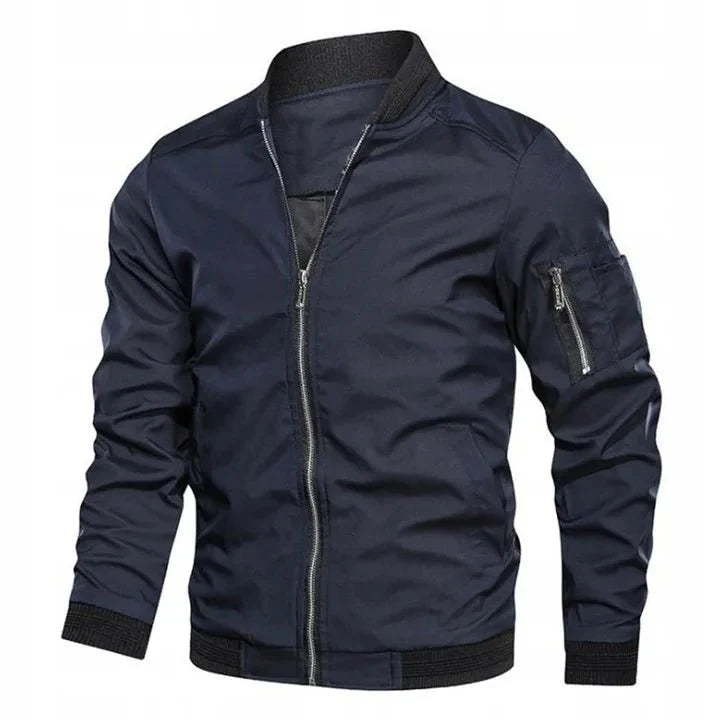 Ingmar - Stylish Bomber Jacket with Zipper