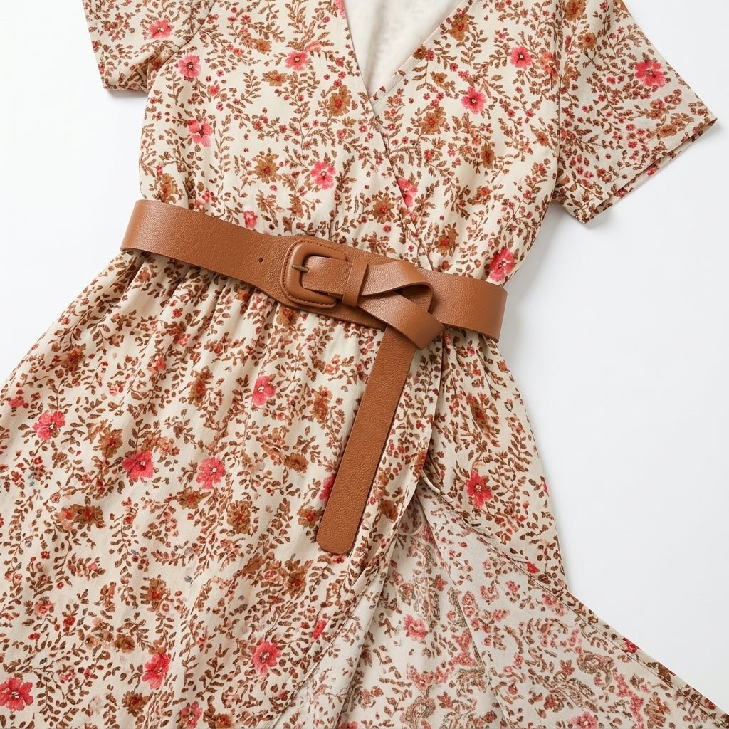 Isabella - Women's Bohemian Floral Maxi Dress - Dresses - Red - Parker&Brooks