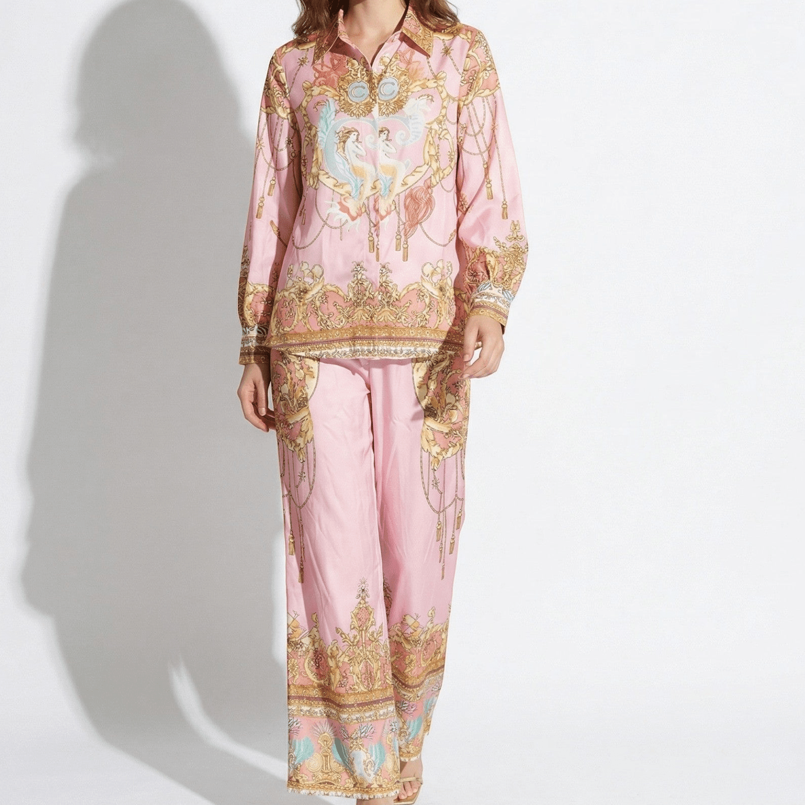 Isabelle - Women's Relaxed Summer Co - Ord Set - Sets - Pink - Parker&Brooks