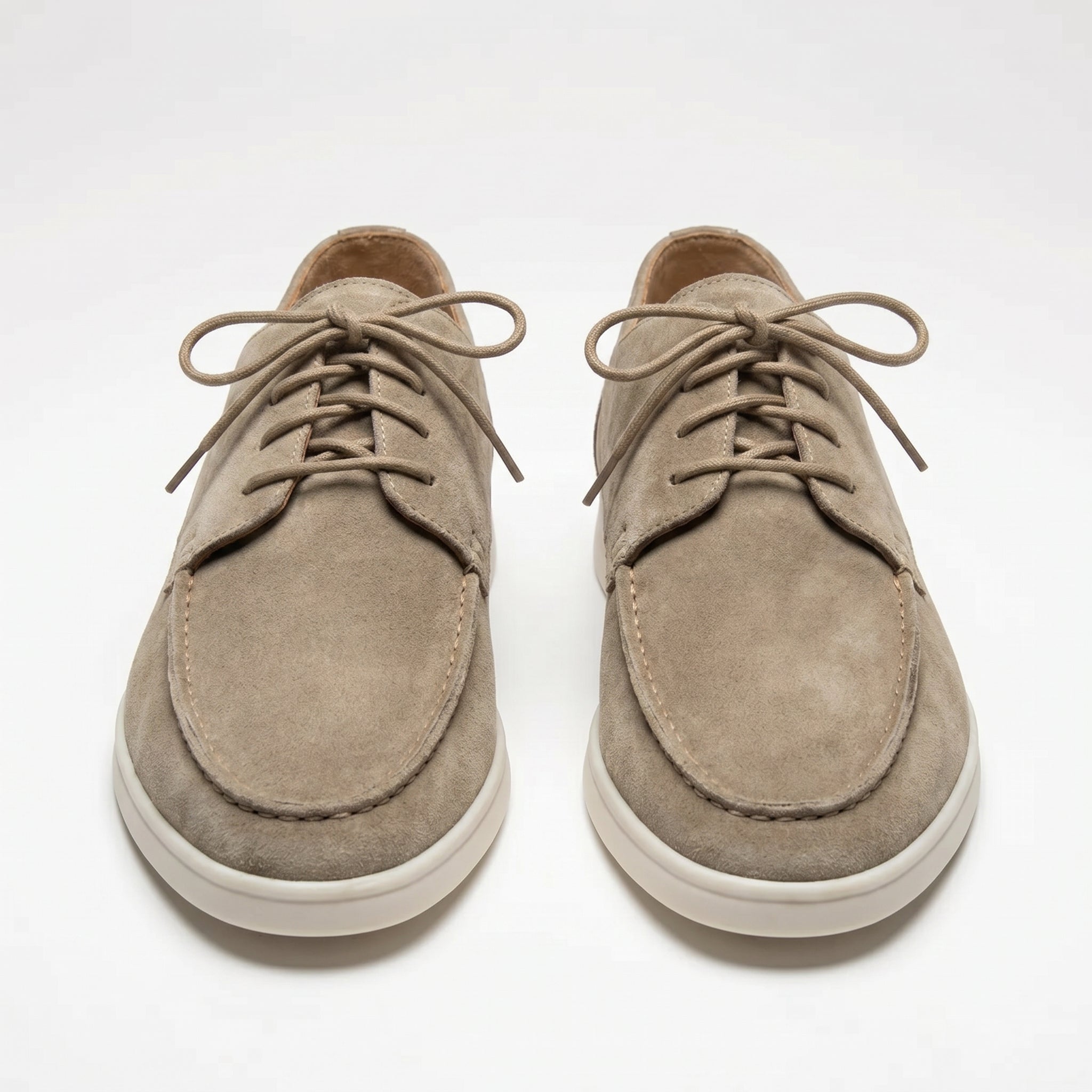Jack - Men's Formal Lace - Up Loafers - Loafers - Khaki - Parker&Brooks