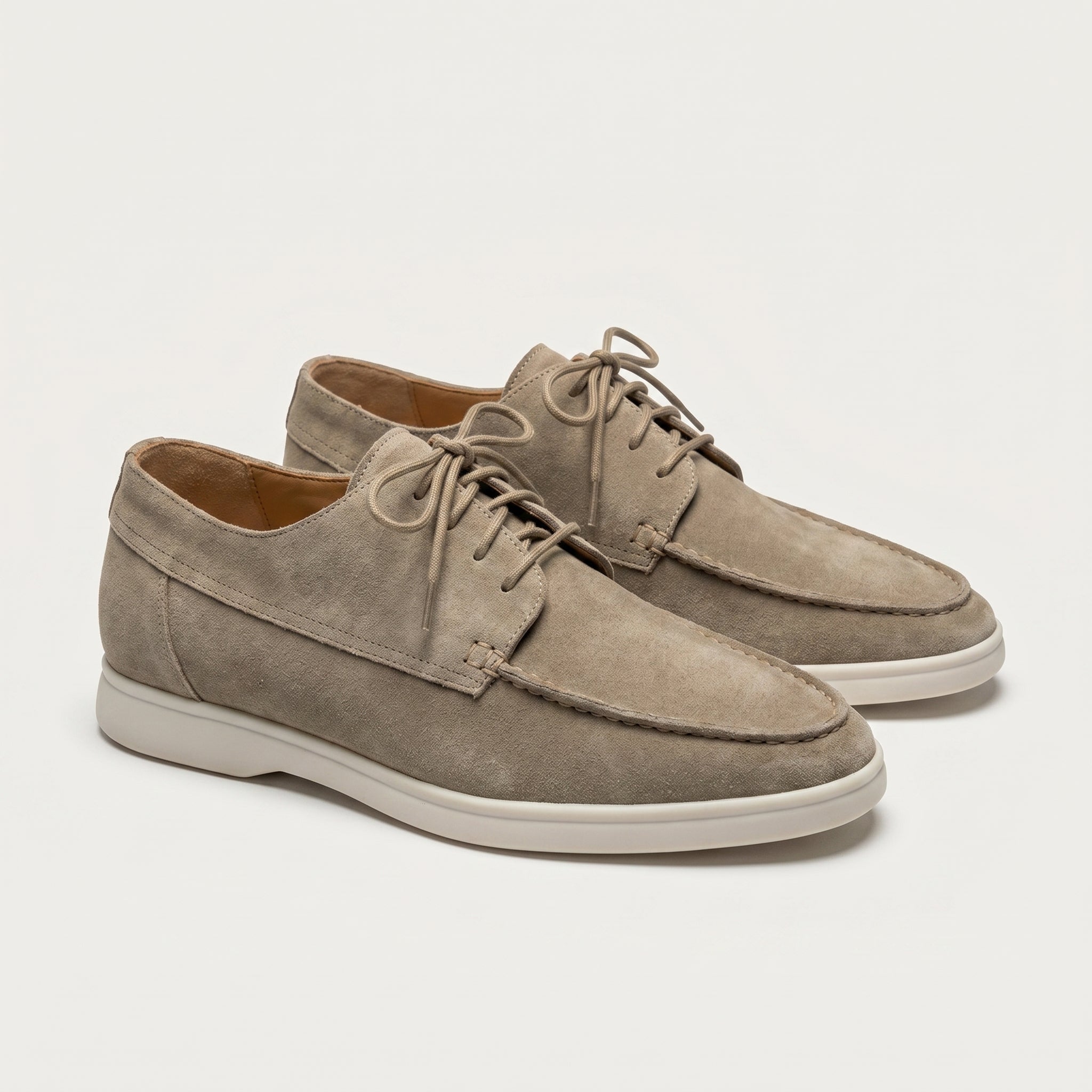 Jack - Men's Formal Lace - Up Loafers - Loafers - Khaki - Parker&Brooks