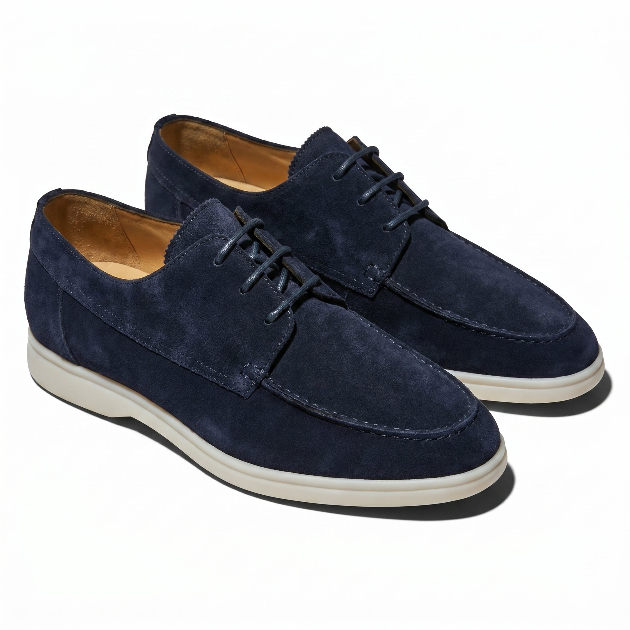 Jack - Men's Formal Lace - Up Loafers - Loafers - Blue - Parker&Brooks