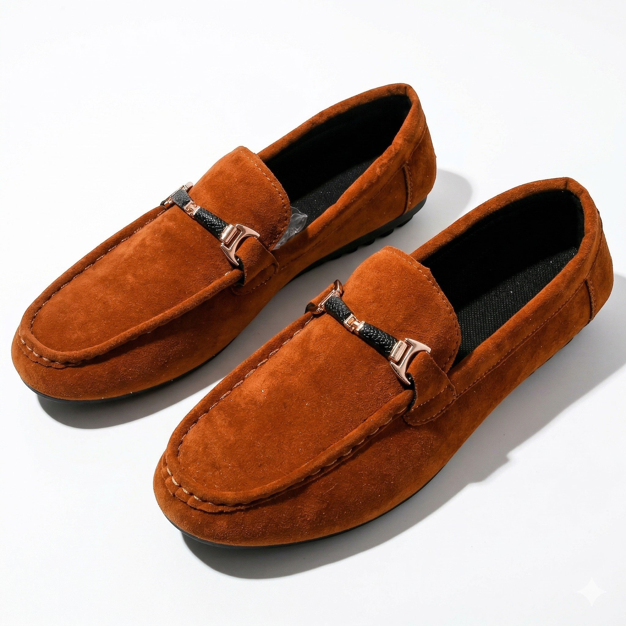 James - Men's Breathable Formal Loafers - Loafers - Light Brown - Parker&Brooks