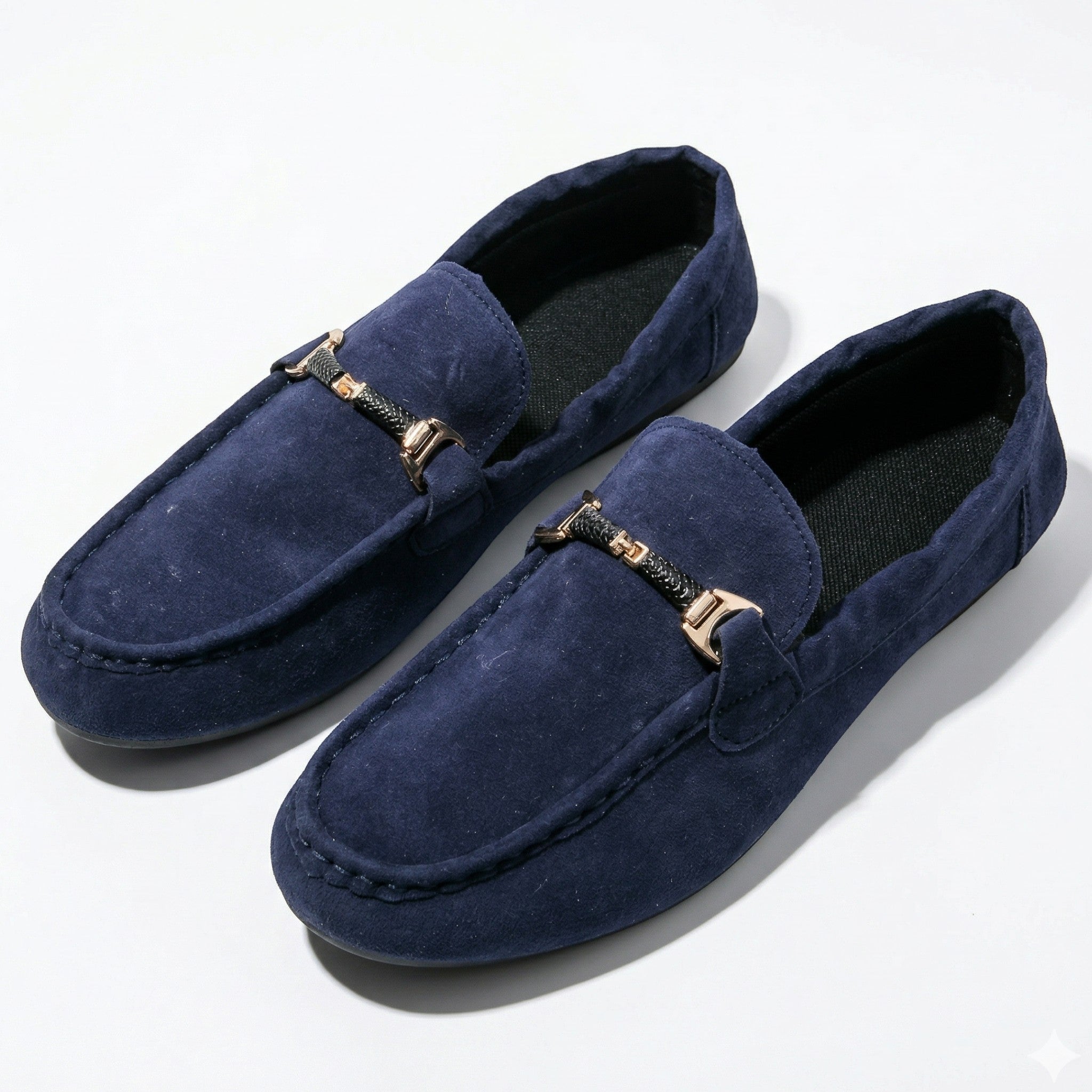 James - Men's Breathable Formal Loafers - Loafers - Blue - Parker&Brooks