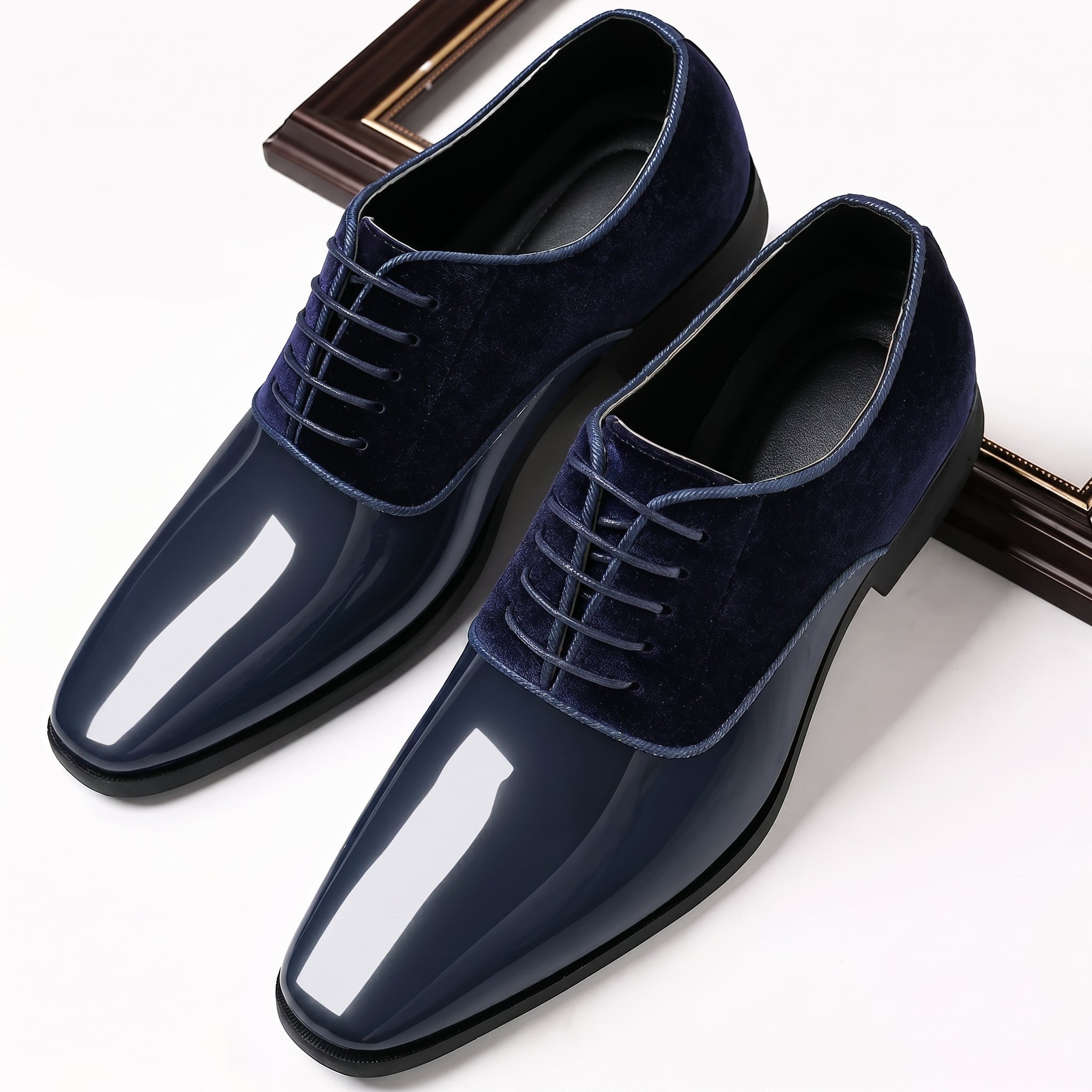 James - Men's Formal Glossy Wedding Shoes