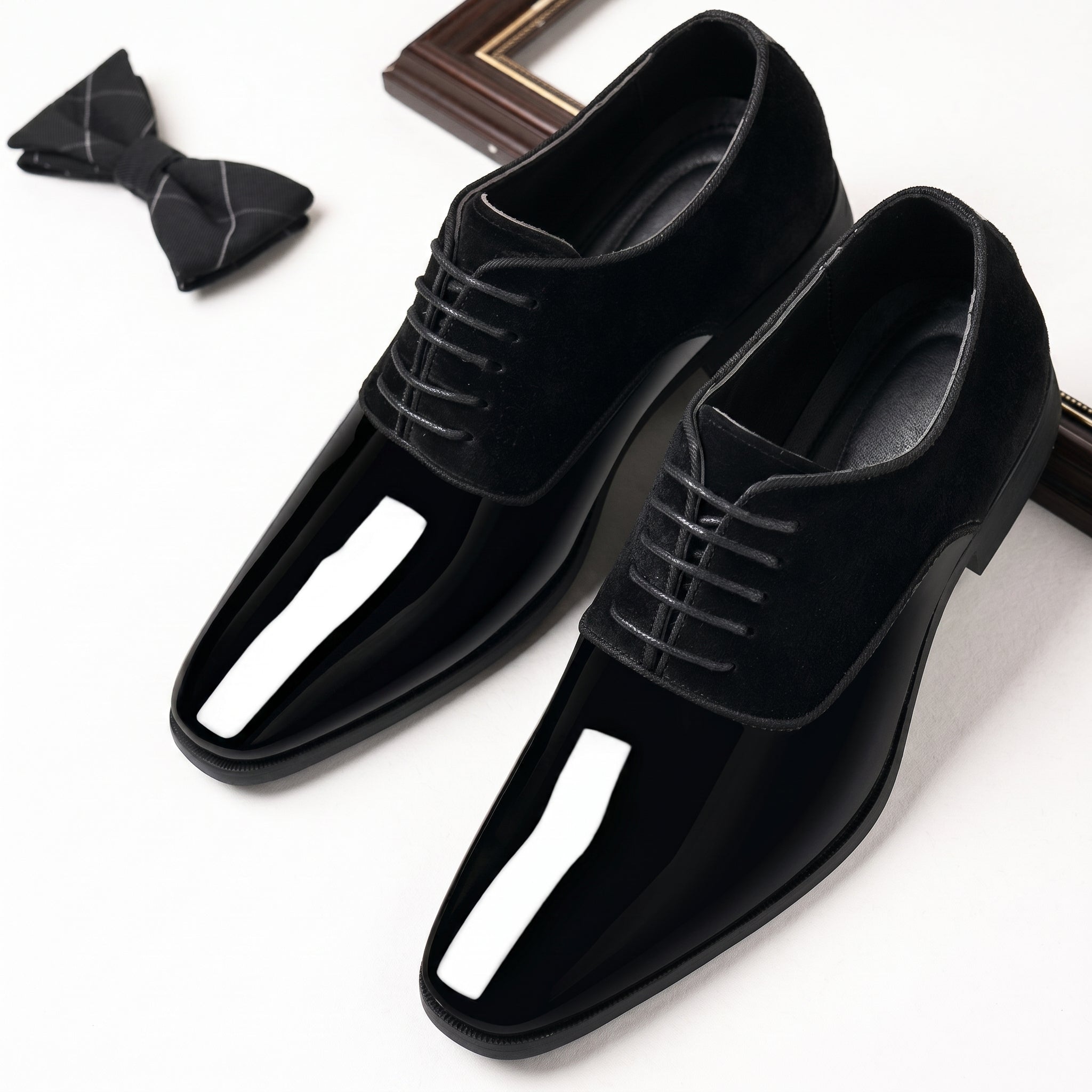 James - Men's Formal Glossy Wedding Shoes