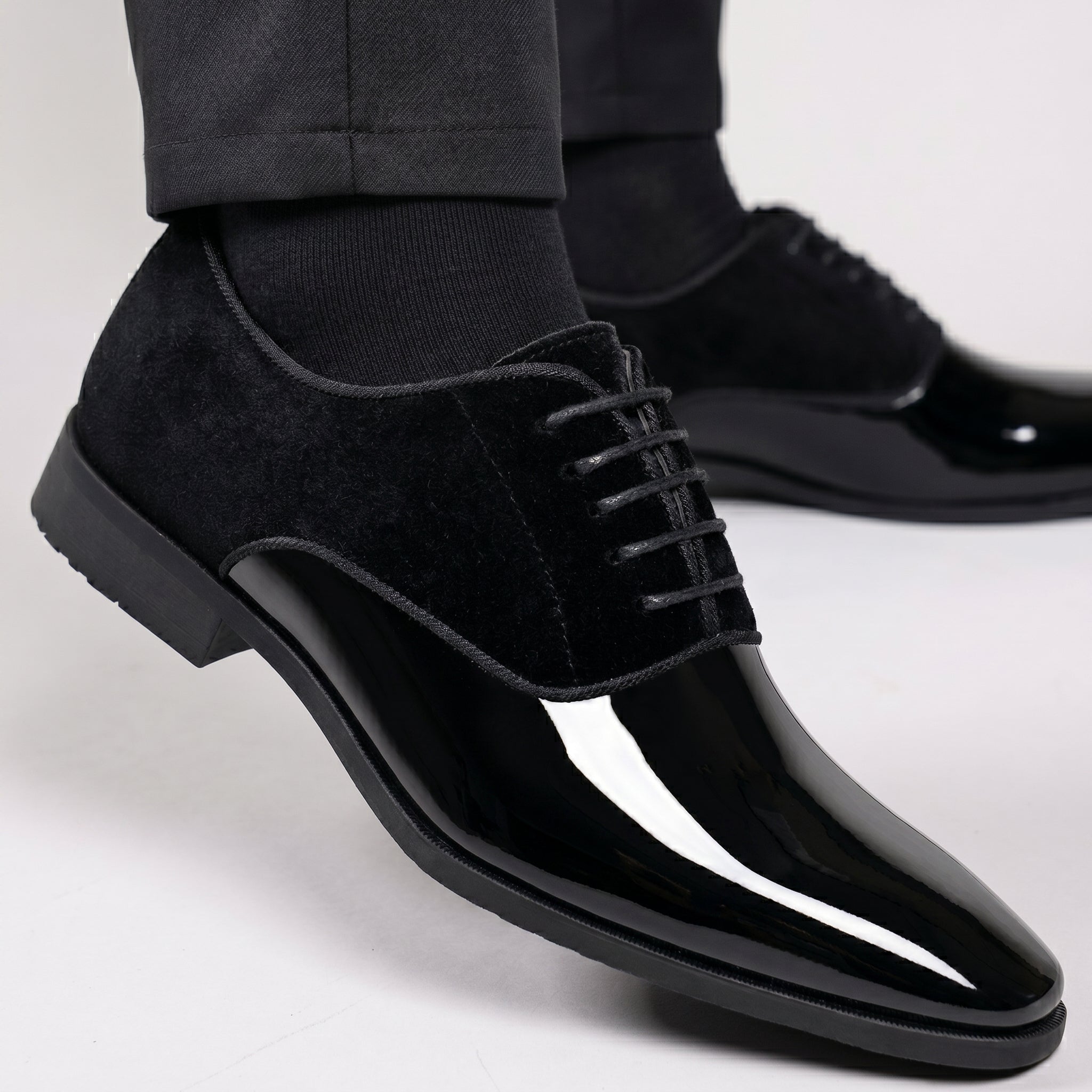 James - Men's Formal Glossy Wedding Shoes