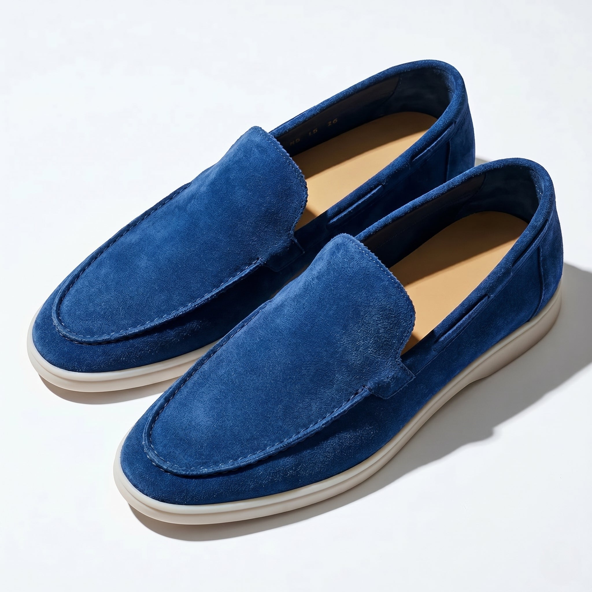 James - Men's Orthopedic Slip - On Loafers - Loafers - Dark Blue - Parker&Brooks