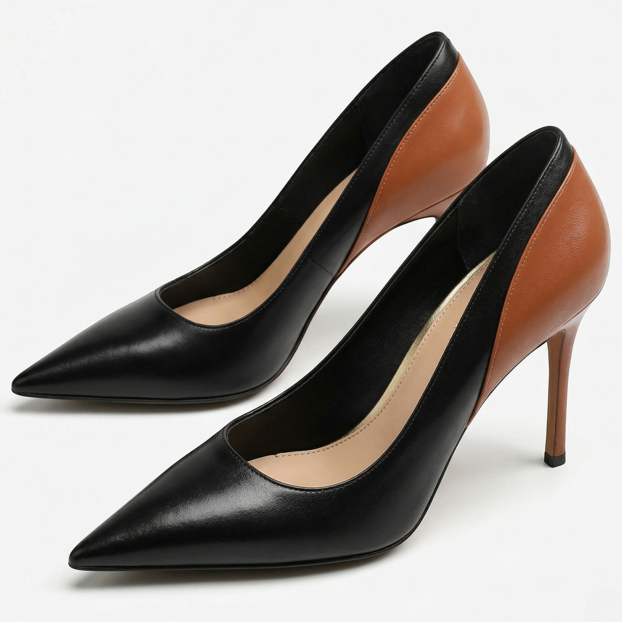 Jona - Women's Sleek Office Stiletto Heels - Heels - Black - Parker&Brooks
