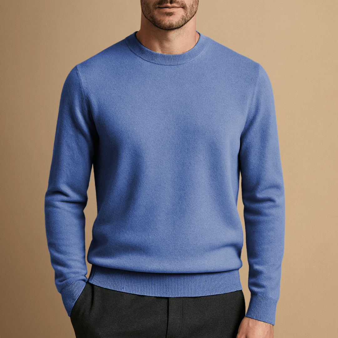 Jonas – Crew Neck Jumper Made from Wool