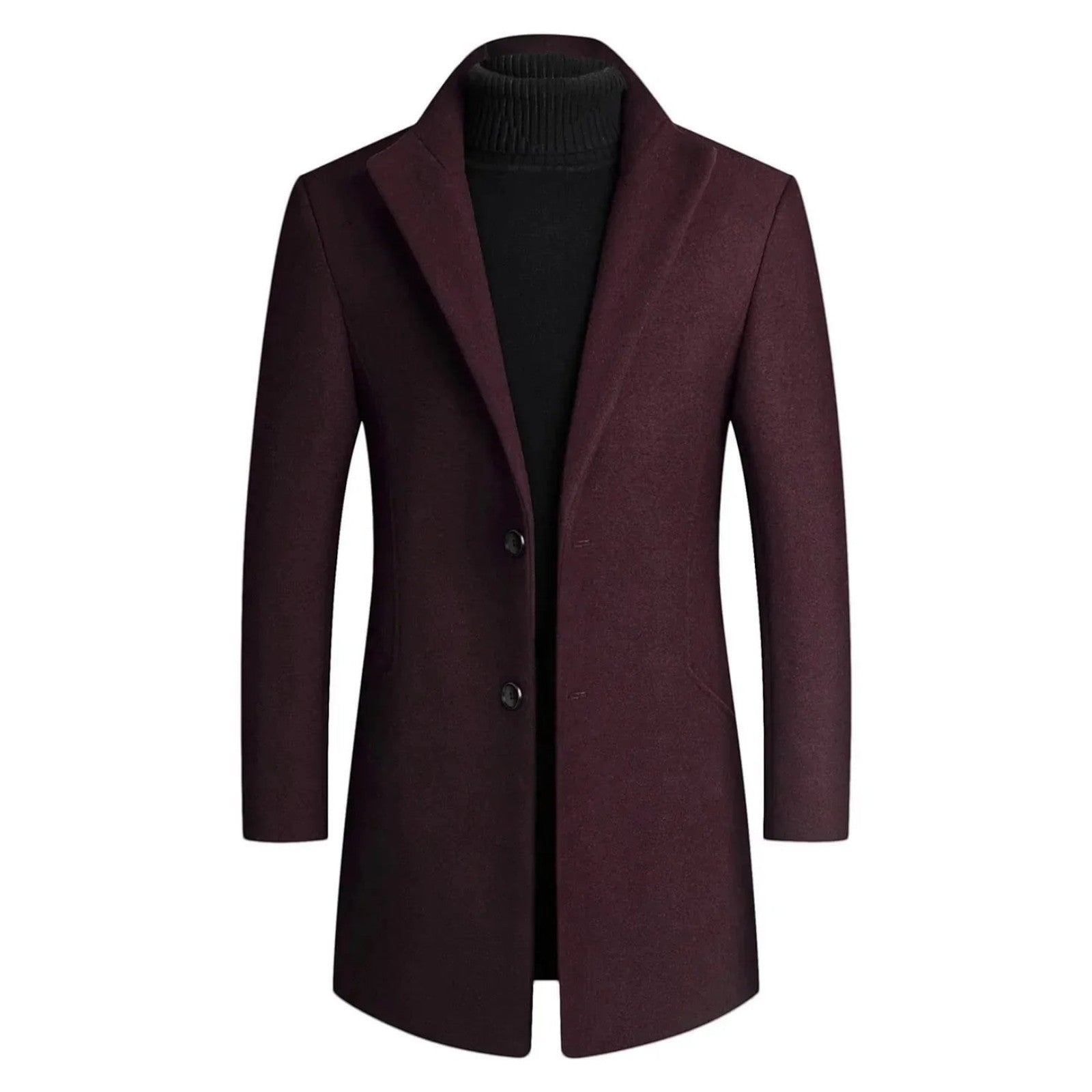 Jonas – Men’s Wool Coat with Modern Cut
