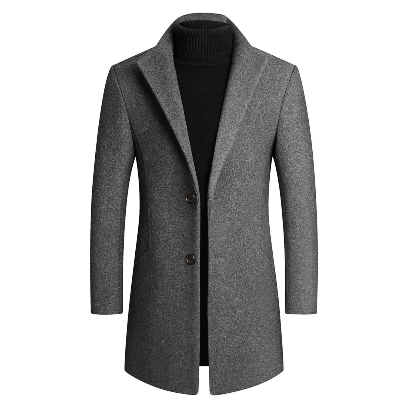 Jonas – Men’s Wool Coat with Modern Cut