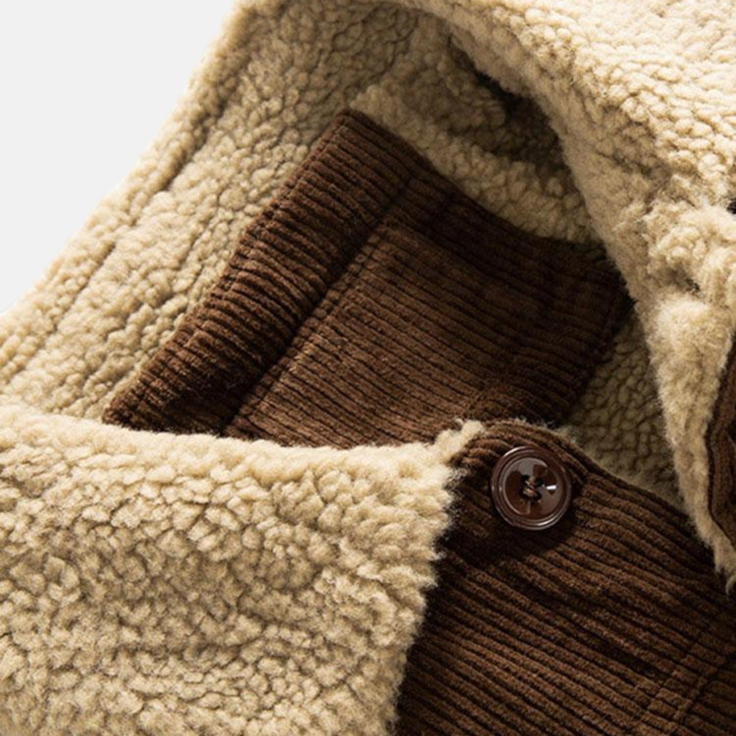 Jaro – Men's Cord Jacket with Teddy Lining