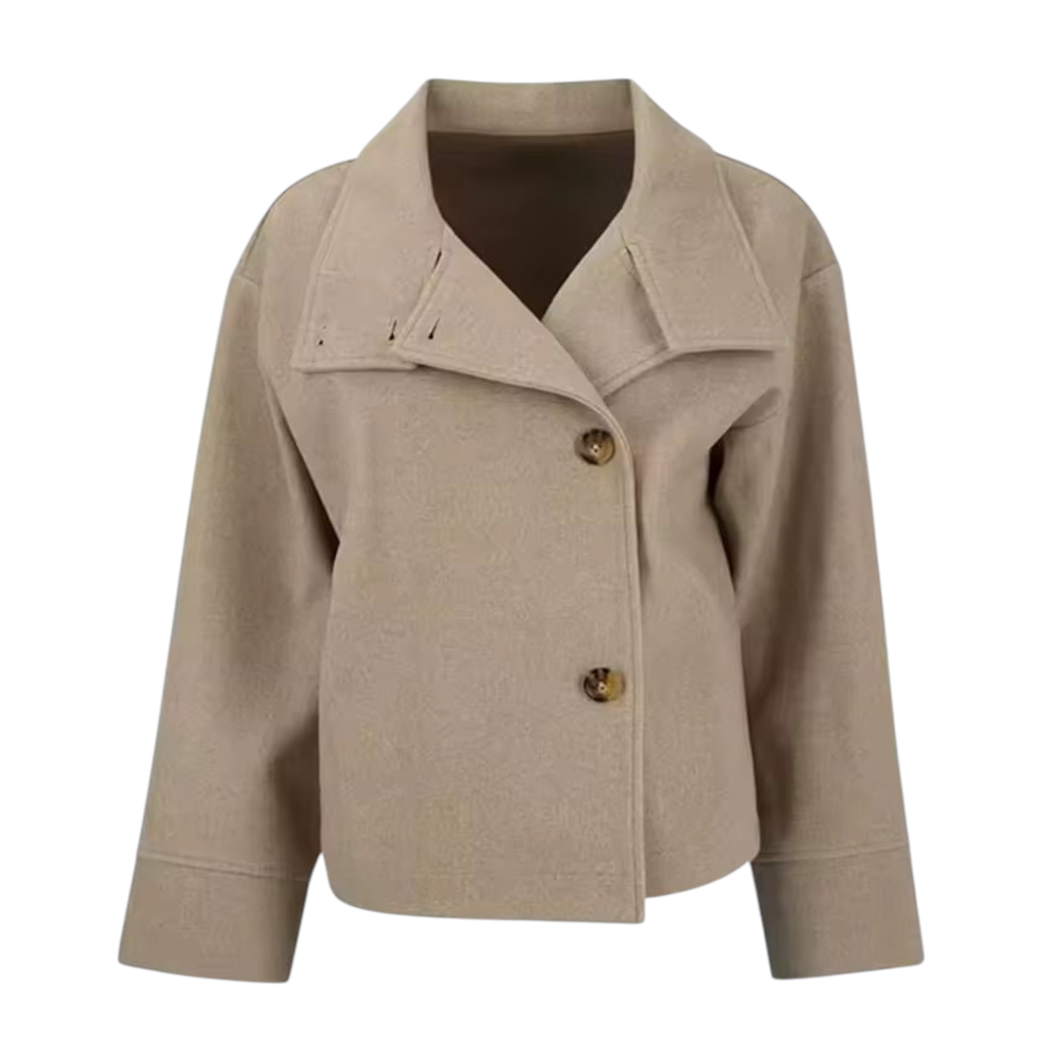 Lena – Short Jacket with Single-Breasted Closure