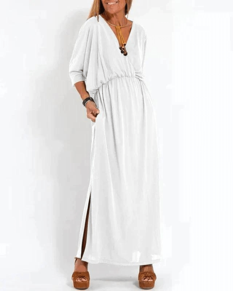 Leona – Elegant Long Vintage Dress