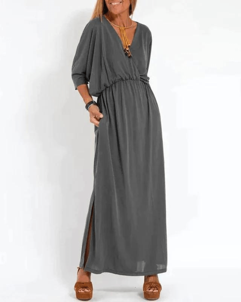 Leona – Elegant Long Vintage Dress