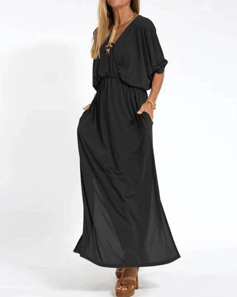 Leona – Elegant Long Vintage Dress