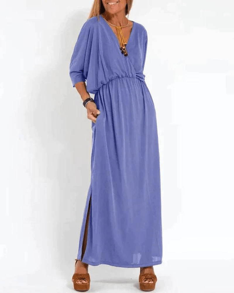 Leona – Elegant Long Vintage Dress