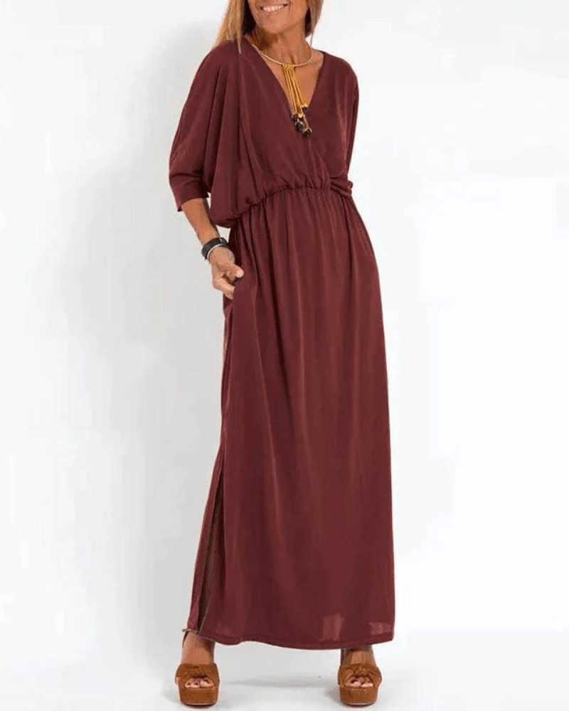 Leona – Elegant Long Vintage Dress