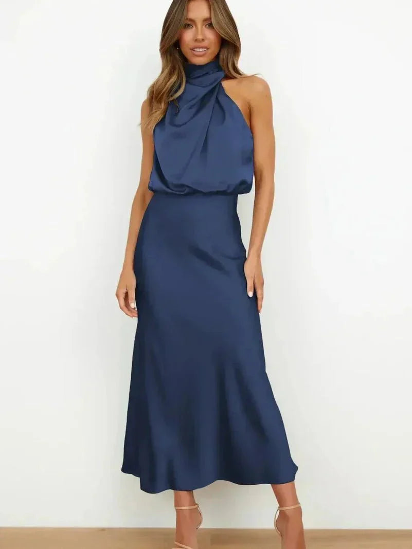 Leona – Elegant Silk Dress