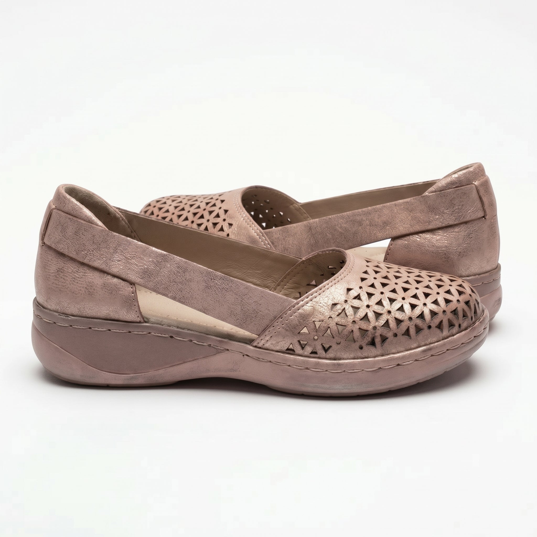 Lily - Women's Orthopedic Breathable Loafers - Loafers - Peach - Parker&Brooks