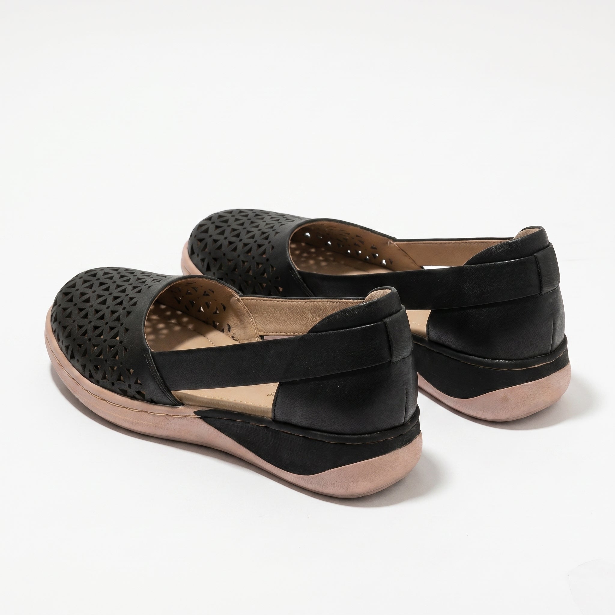 Lily - Women's Orthopedic Breathable Loafers - Loafers - Black - Parker&Brooks