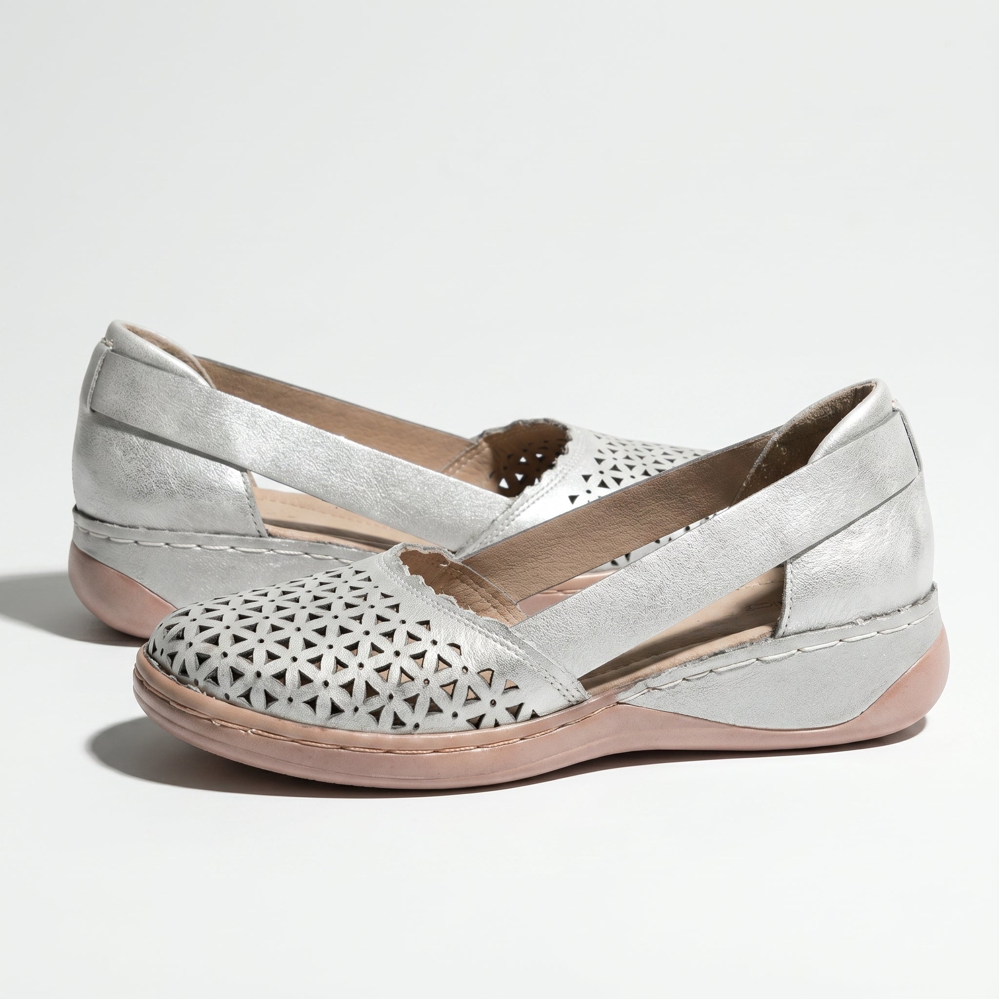 Lily - Women's Orthopedic Breathable Loafers - Loafers - White - Parker&Brooks