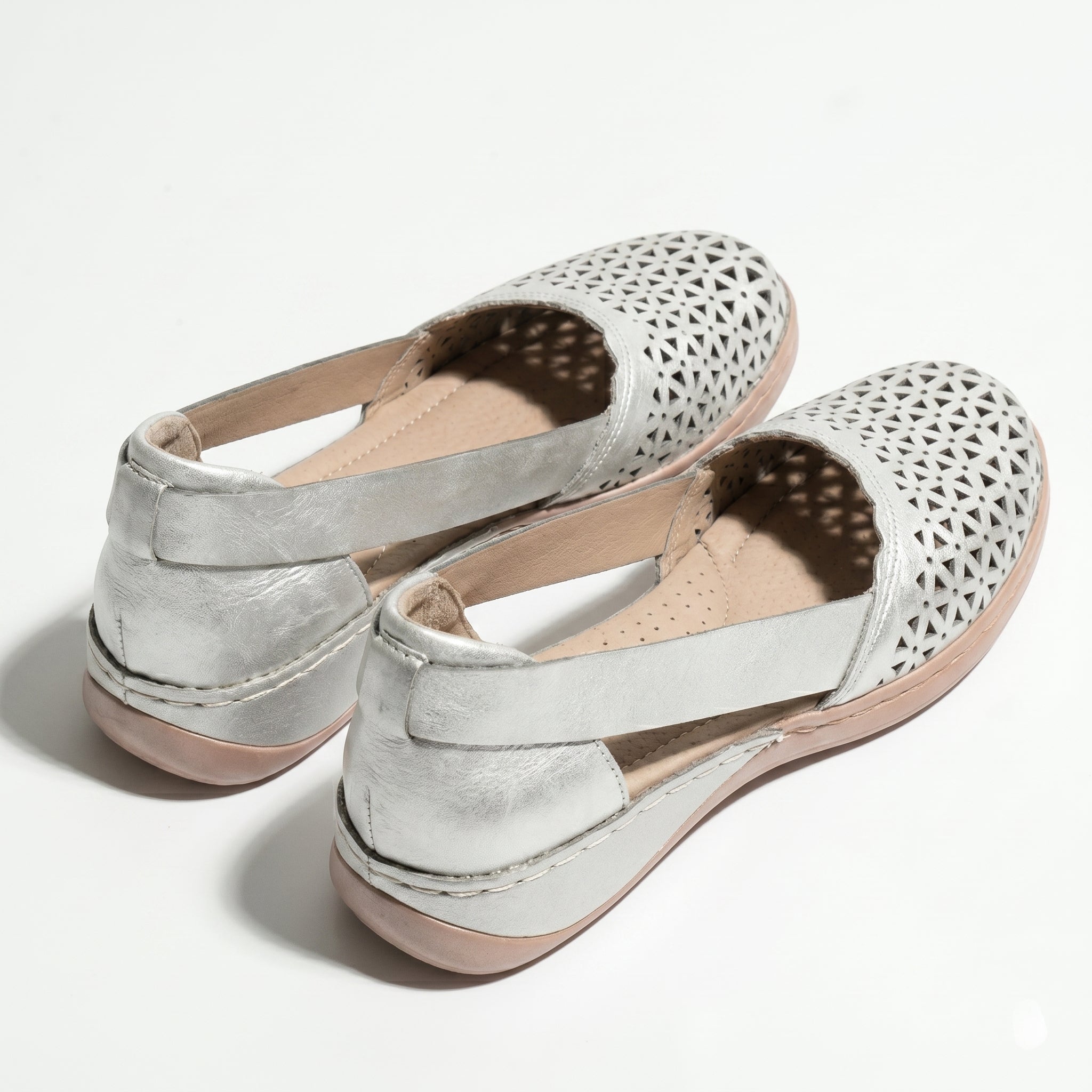 Lily - Women's Orthopedic Breathable Loafers - Loafers - White - Parker&Brooks