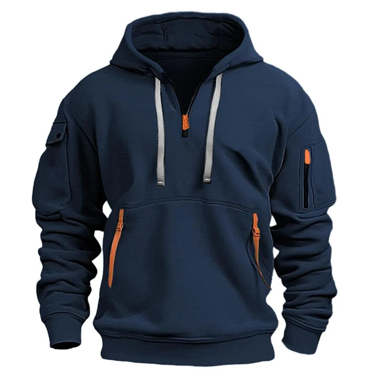 Lorenz - Modern Hoodie with Half Zip