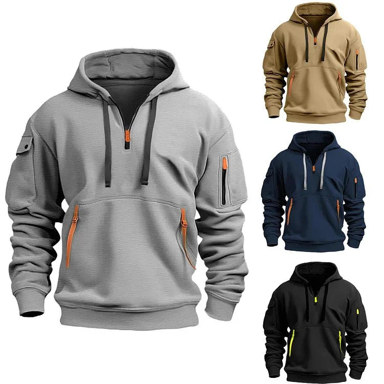 Lorenz - Modern Hoodie with Half Zip