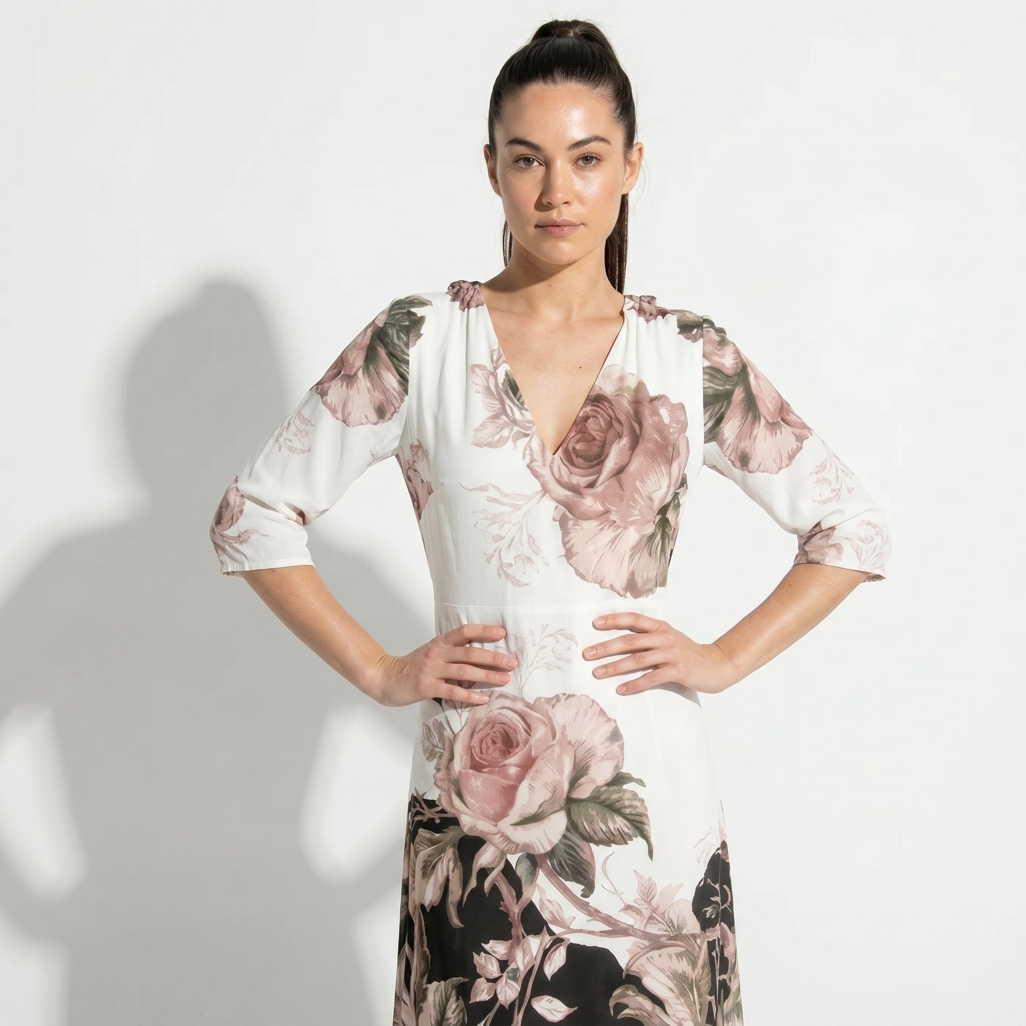 Lucy - Women's Summer Maxi Dress - Dresses - Black - Parker&Brooks