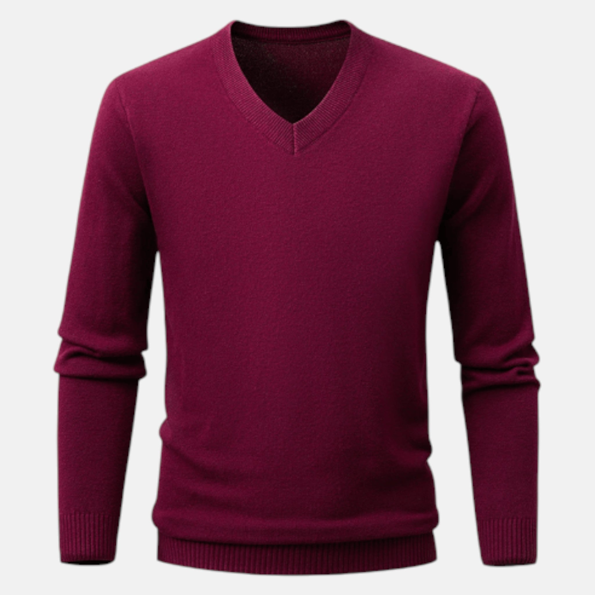 Men's Slim Fit V-Neck Sweater